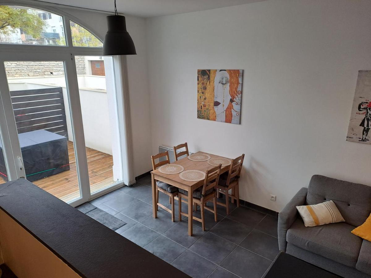 Bel Appartement Grande Terrasse Avec Parking A Dijon Bagian luar foto